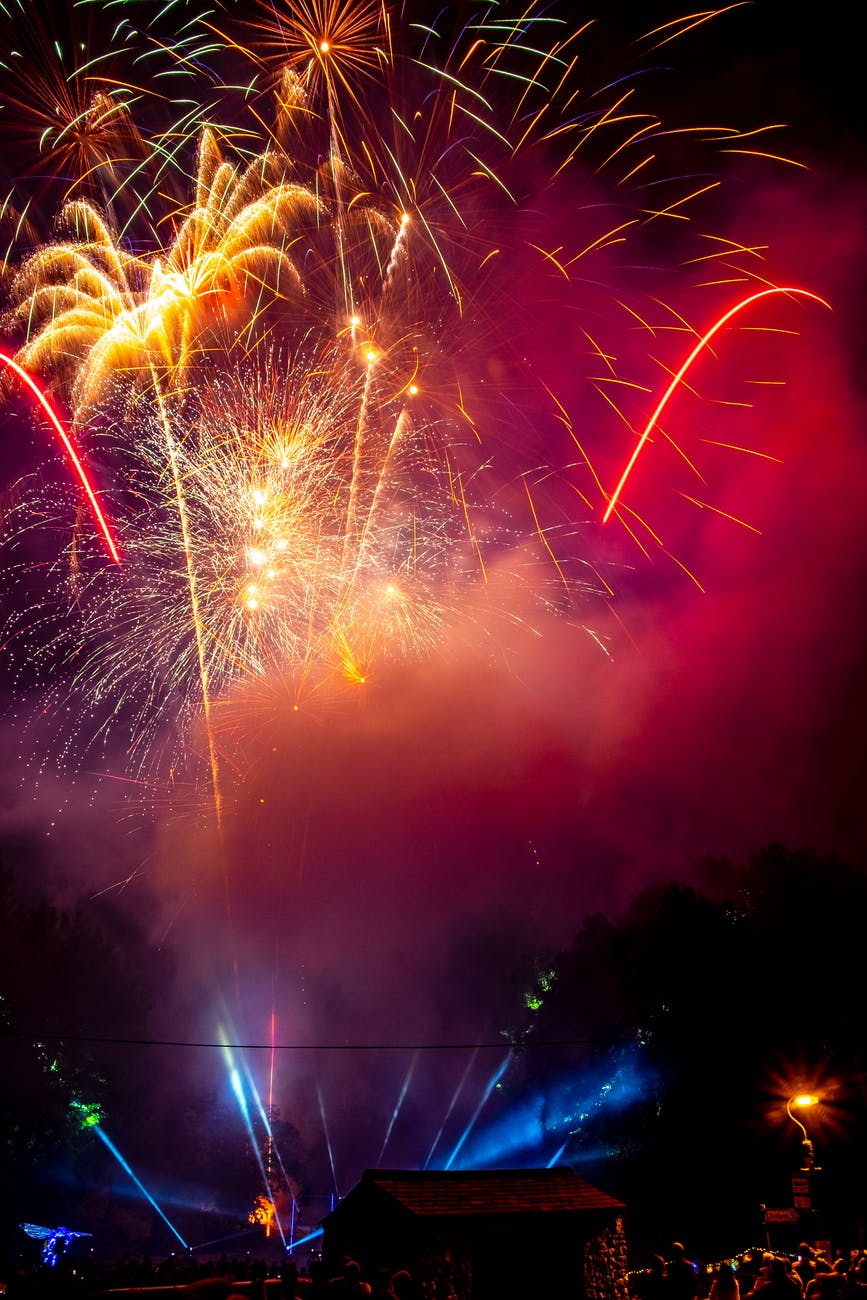 fireworks display